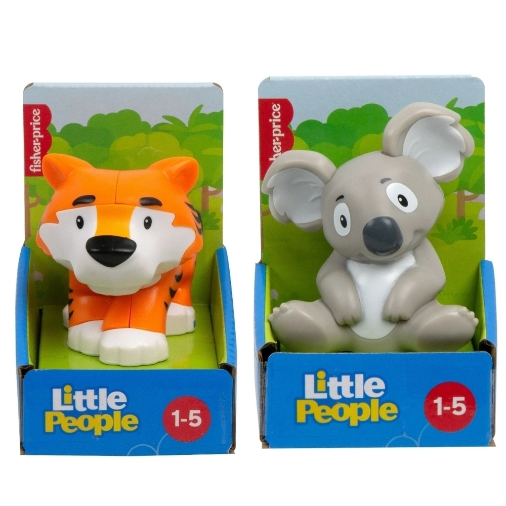 Fisher-Price Little People Orange Tiger and Gray Koala NWT